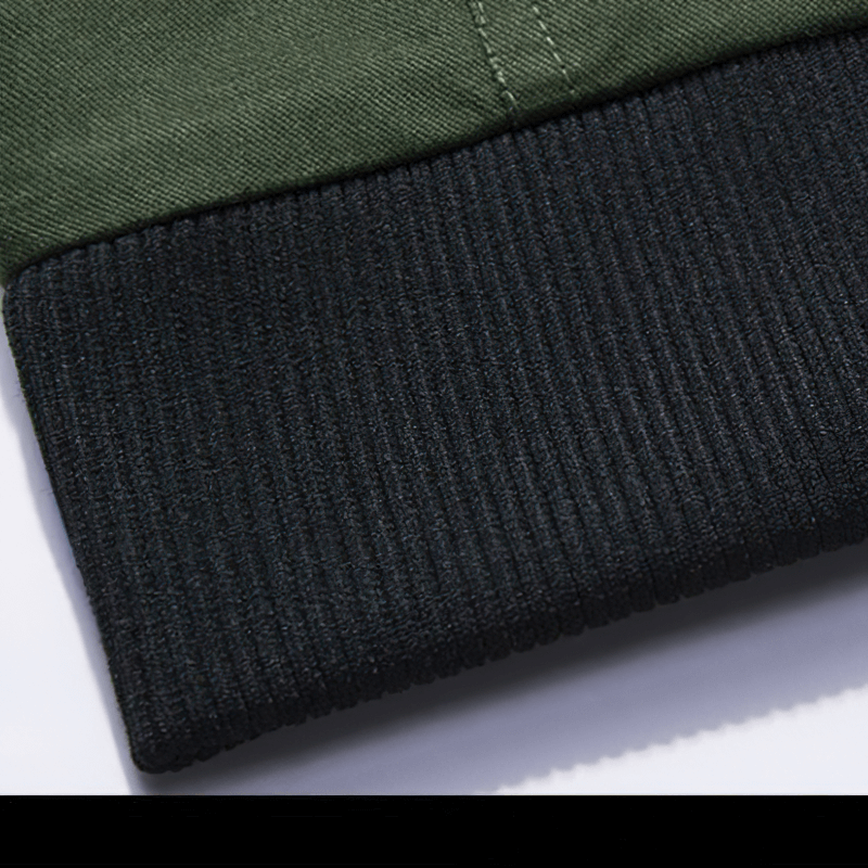 Fashion Zipper Male Military Jackets / Casual Stand Collar Men's Jacket with Pockets