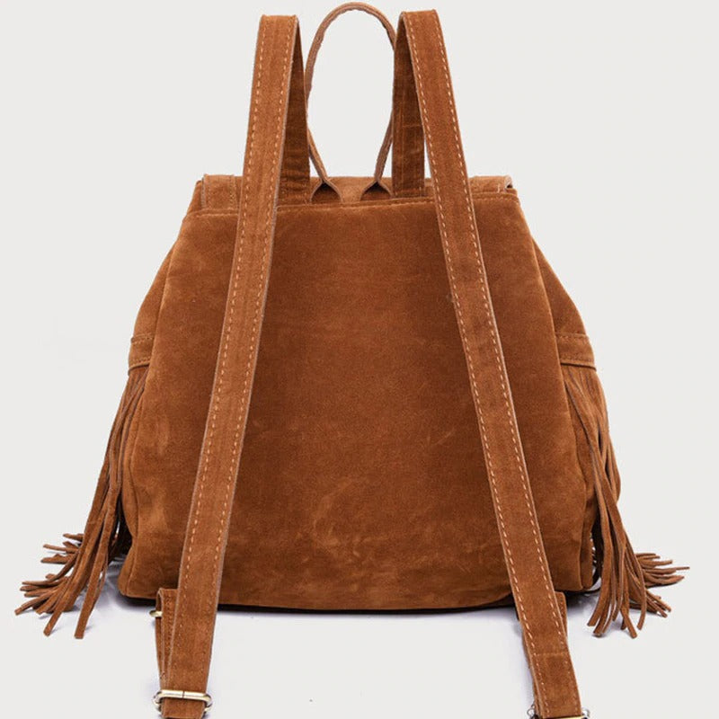 Female Tassel Backpacks in Unique Design / Women Alternative Fashion Accessories