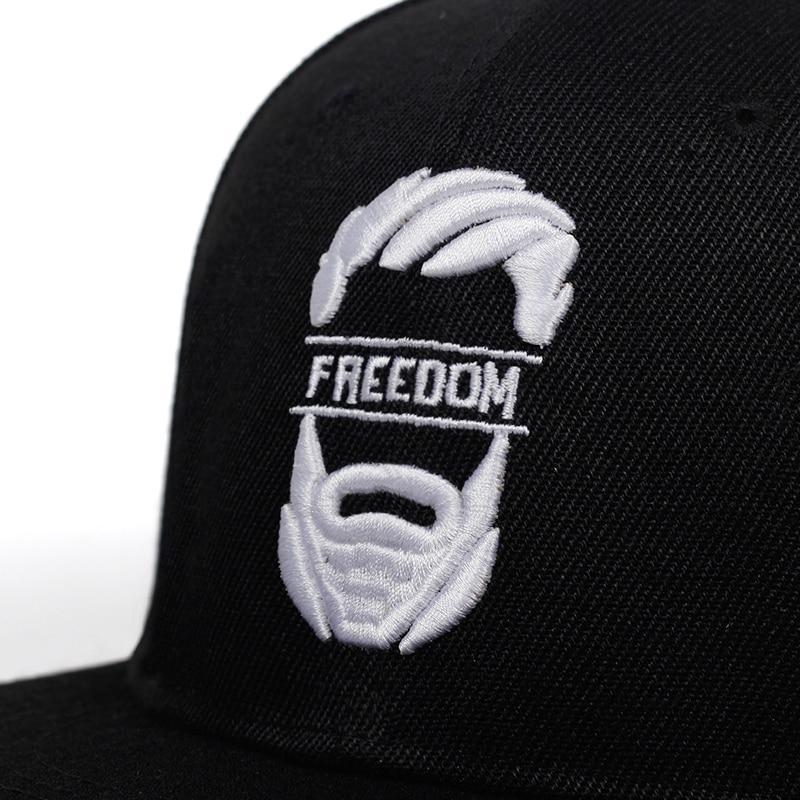 Freedom embroidery snapback baseball cap / Rock Style caps for men & women