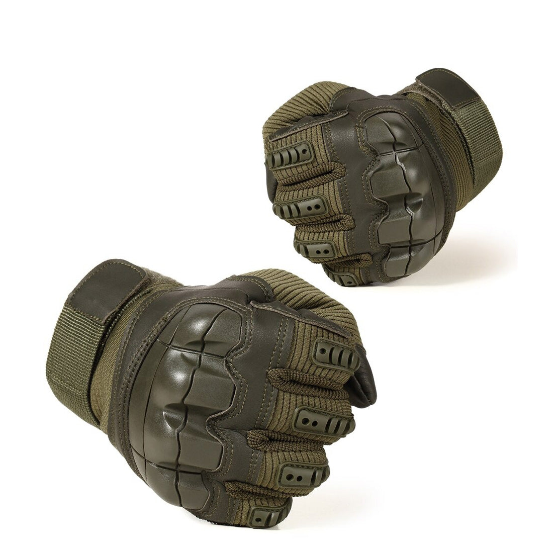 Full Finger Tactical Gloves in Military Style / Airsoft Combat PU Leather Touch Screen Gloves