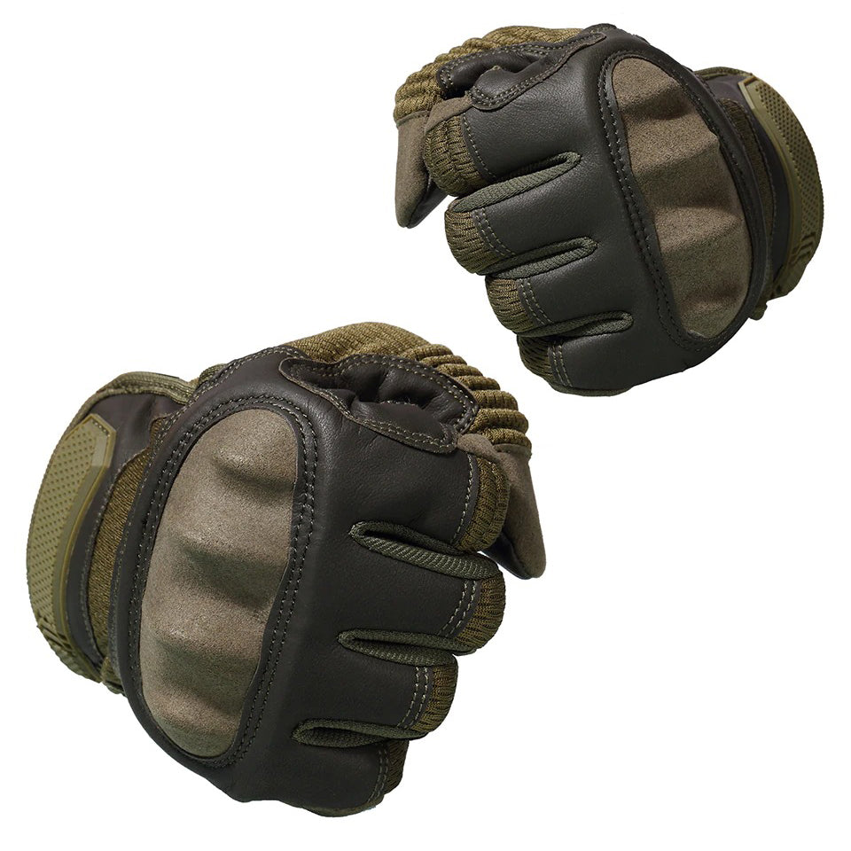 Full Finger Tactical Touch Screen Hard Knuckle Gloves / Military Combat Airsoft Climbing Gloves