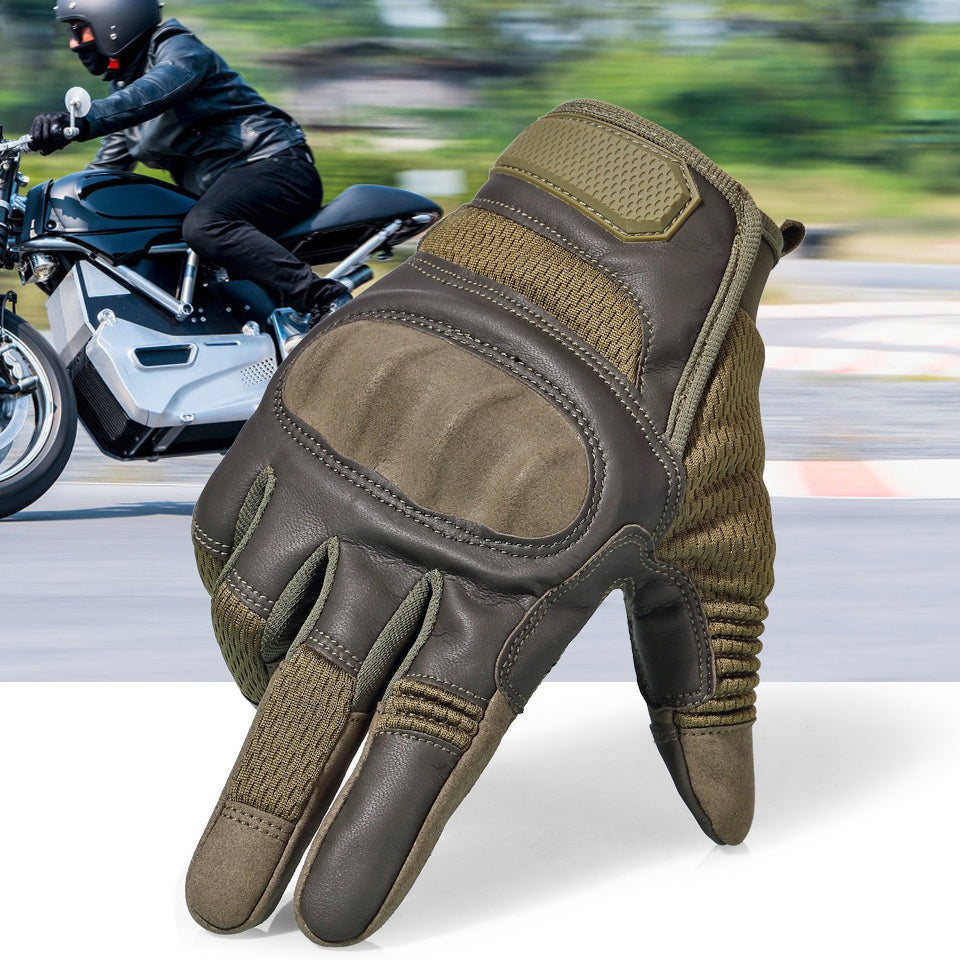 Full Finger Tactical Touch Screen Hard Knuckle Gloves / Military Combat Airsoft Climbing Gloves