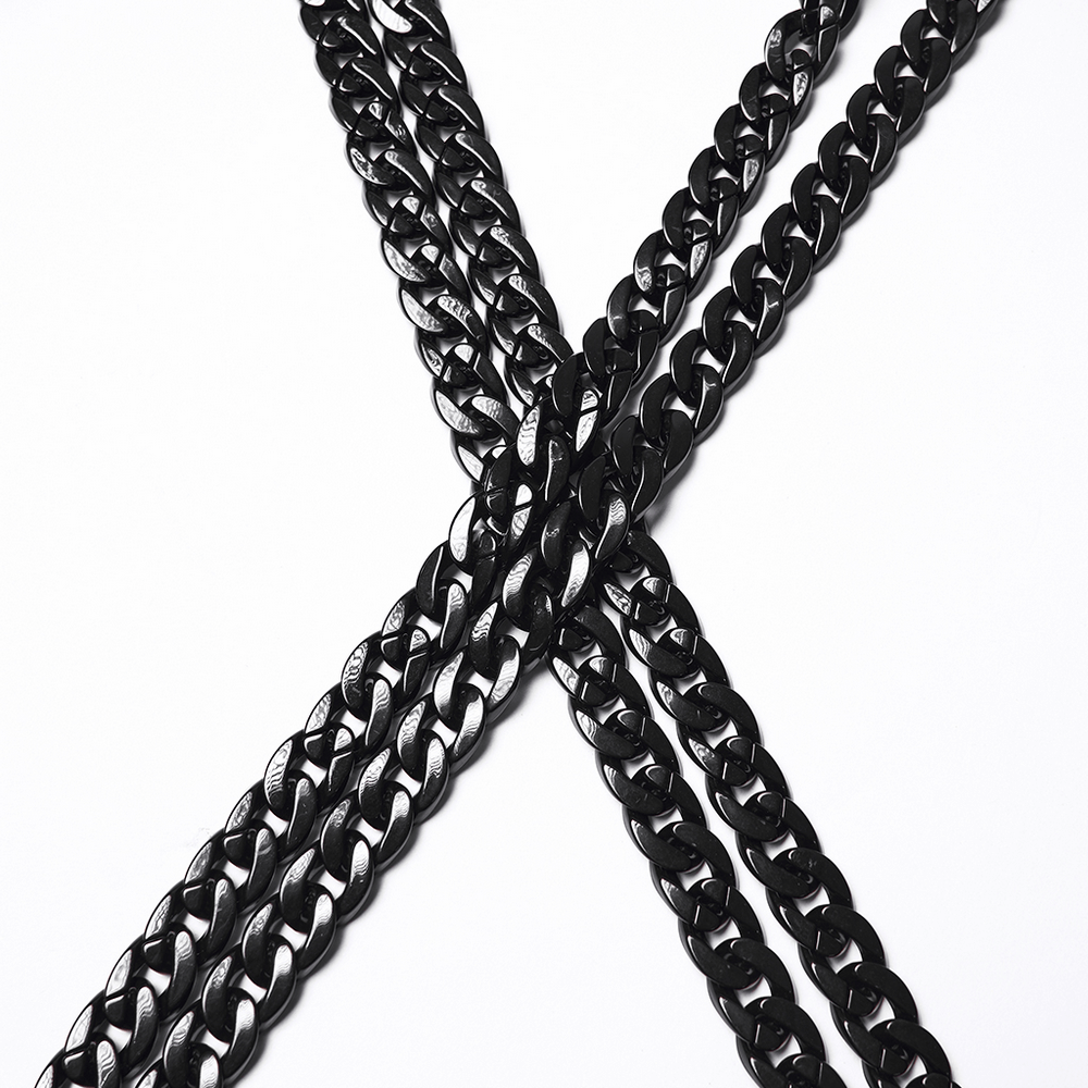 Gothic Black Chain Shrug Cropped Jacket with Punk Lace-Up