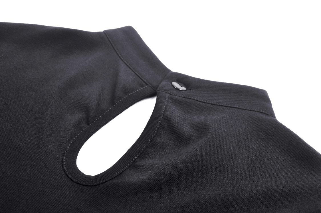 Gothic Black Lace-Up Crop Top with Cut-Out Details