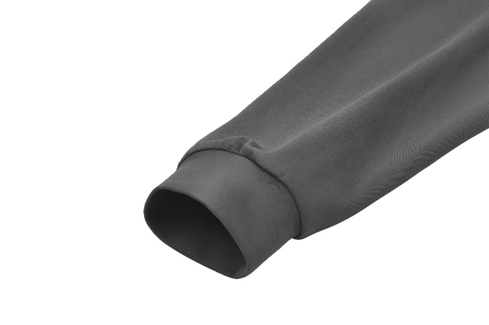 Gothic Collar Bow Sweatshirt with Unique Cat Design