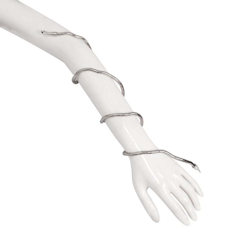 Gothic Curved Snake Necklace / Zinc Alloy Adjustable Bracelets / Vintage Multi-Purpose Jewelry