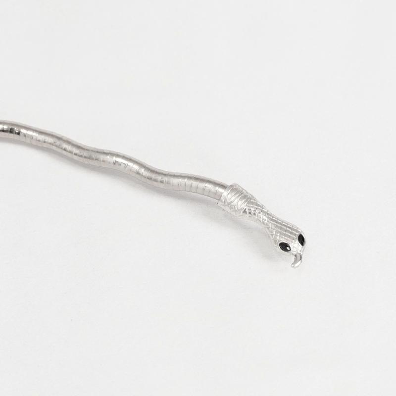 Gothic Curved Snake Necklace / Zinc Alloy Adjustable Bracelets / Vintage Multi-Purpose Jewelry