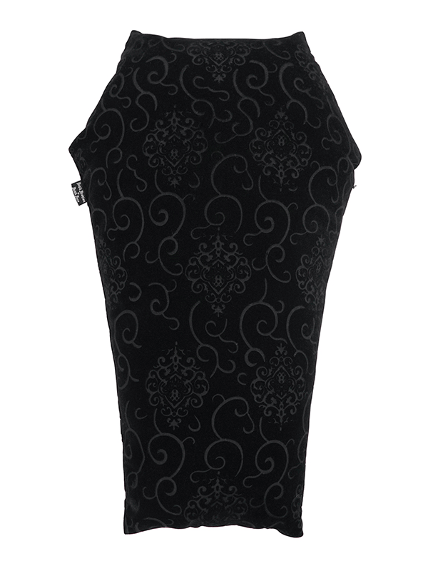 Gothic Dark Coffin-Shaped Cushion With Noble-Elegant Finish / Super Soft Pillow With T-Lace Trim