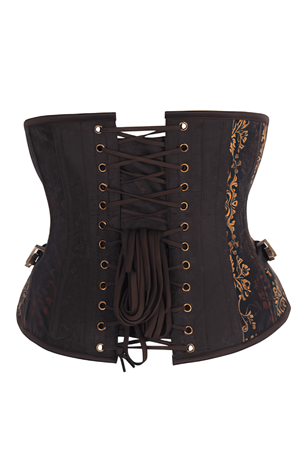 Gothic Enchantment Underbust Corset with Lace-up Detail