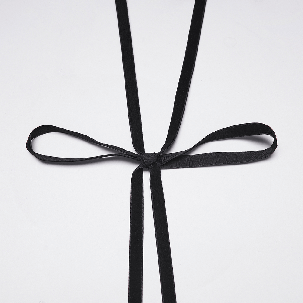 Gothic Feather and Lace Cape with Reversible Design