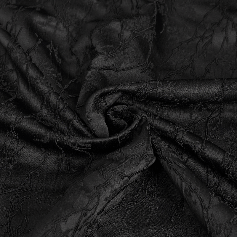 Gothic Floral Embroidered Waiscoat with Buttons / Vintage Women's Clothing with Lacing on Back