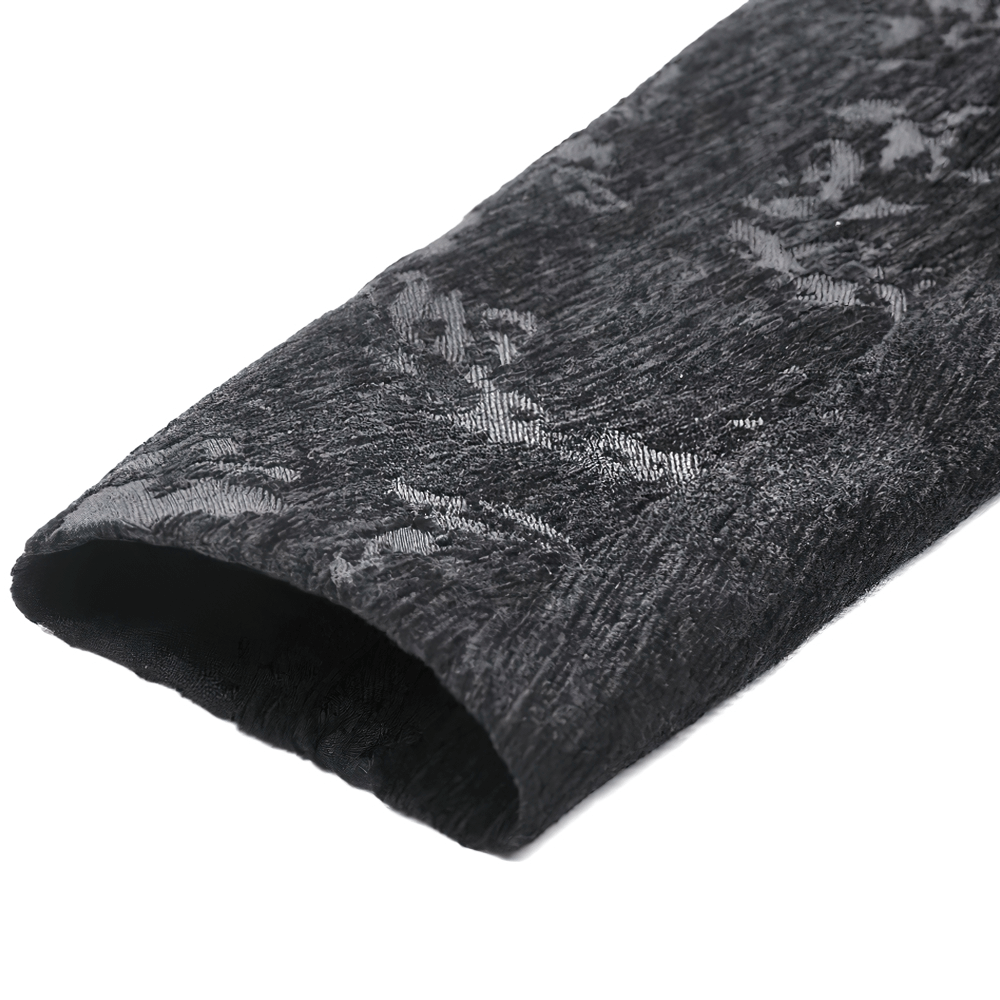 Gothic Jacket with Lace Details and Statement Buttons