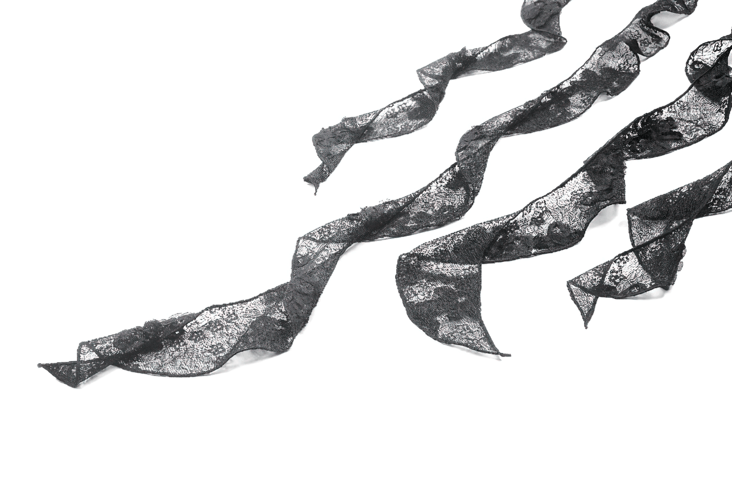 Gothic Lace and Satin Corset Mini Dress with Ruffle Details