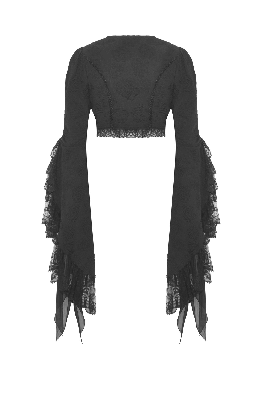 Gothic Lace Bolero - Intricate Evening Elegance