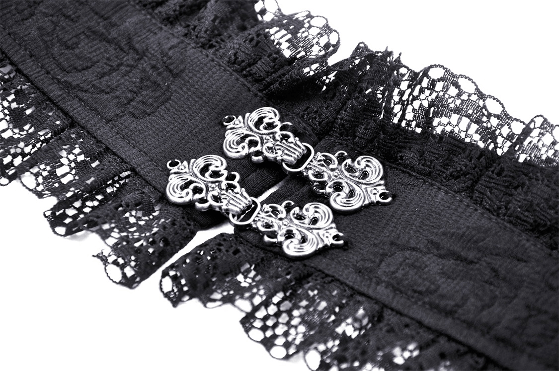 Gothic Lace Bolero - Intricate Evening Elegance