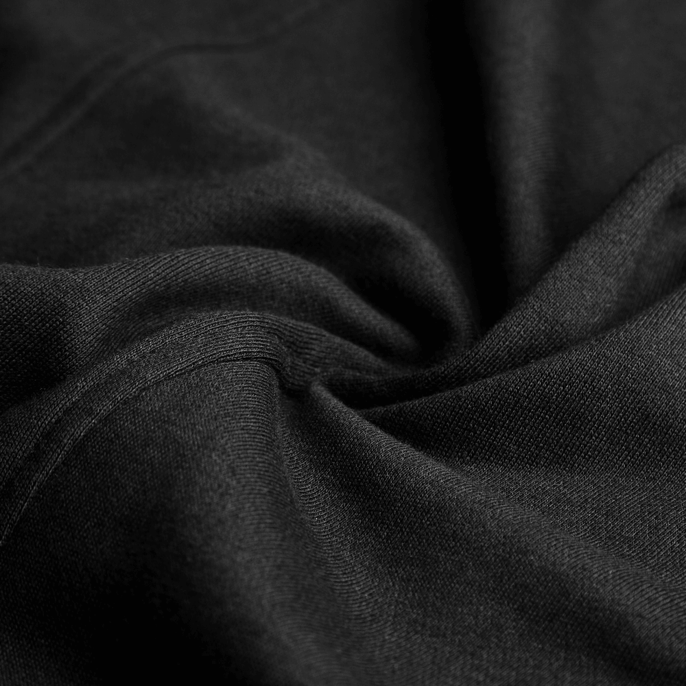 Gothic Lace-Up Long Coat with Hood and Buckles