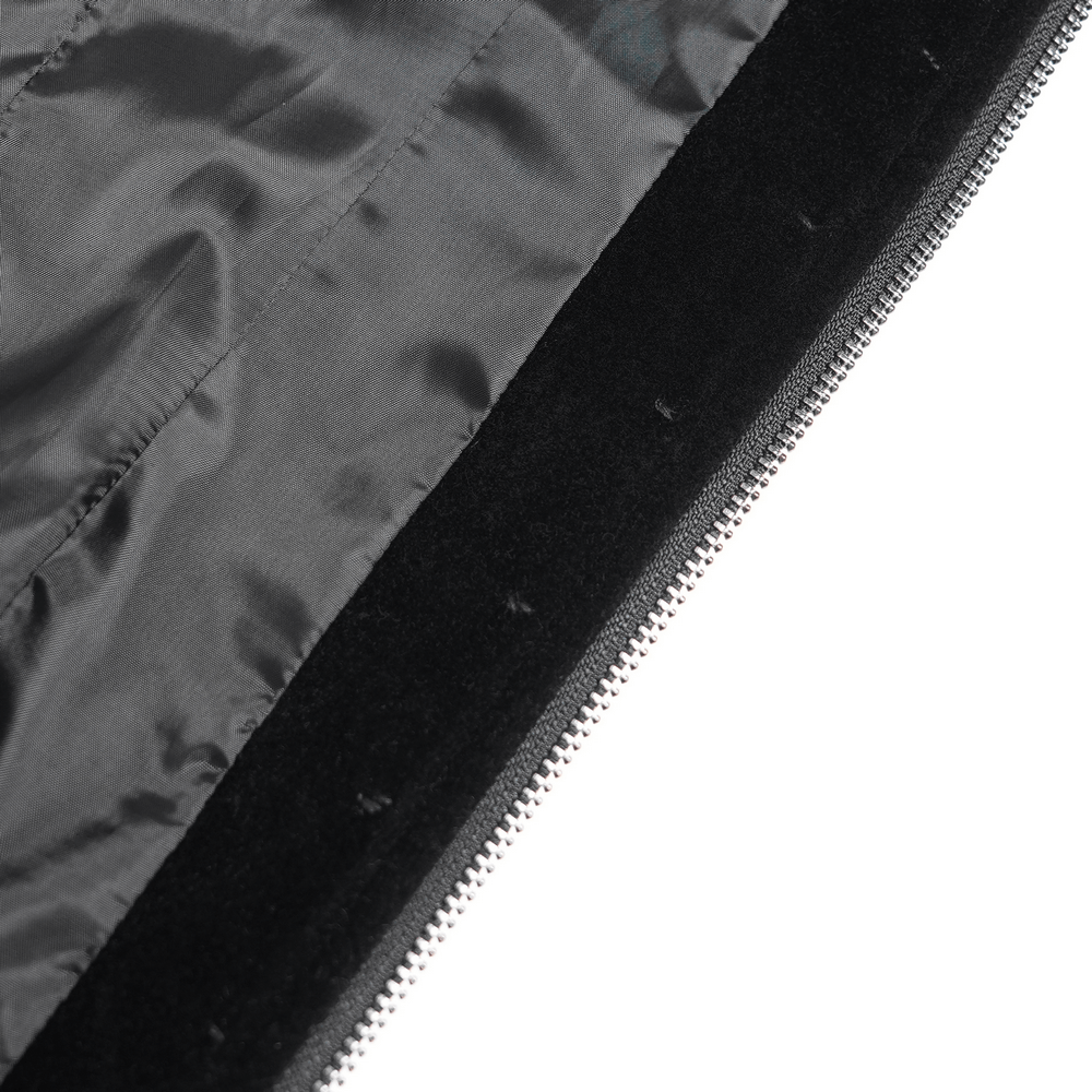 Gothic Lace-Up Victorian Jacket with Bell Sleeves and Cross