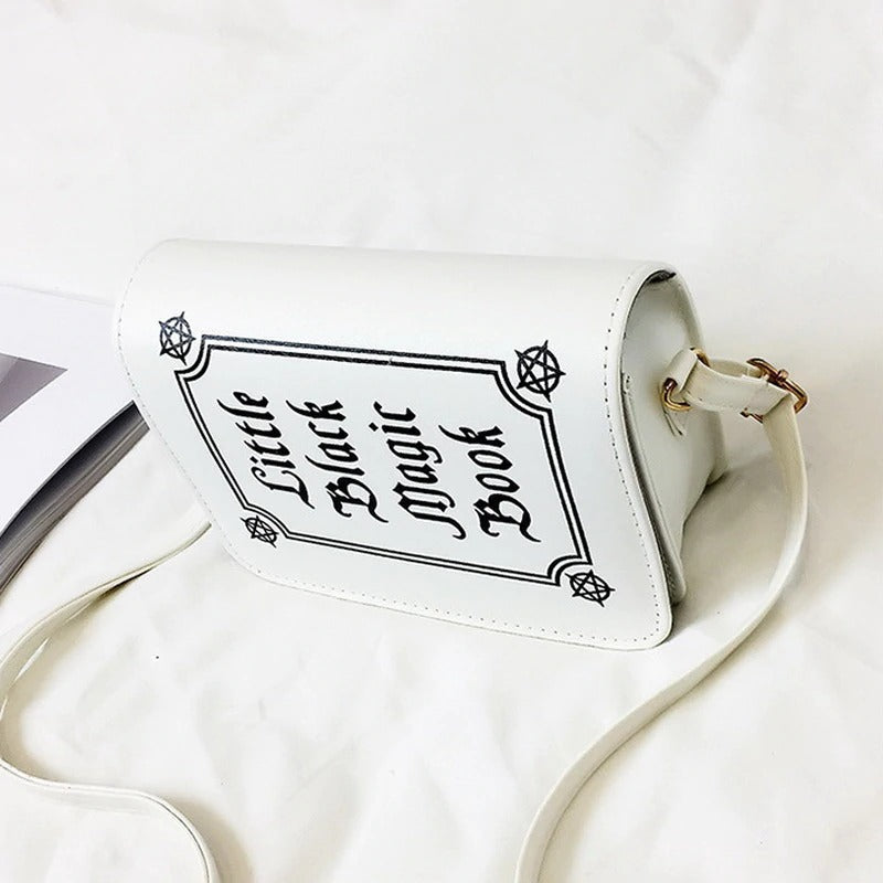 Gothic Letter Printing Shoulder Bag / Women's Small Crossbody Bag / Alternative Fashion Accessories