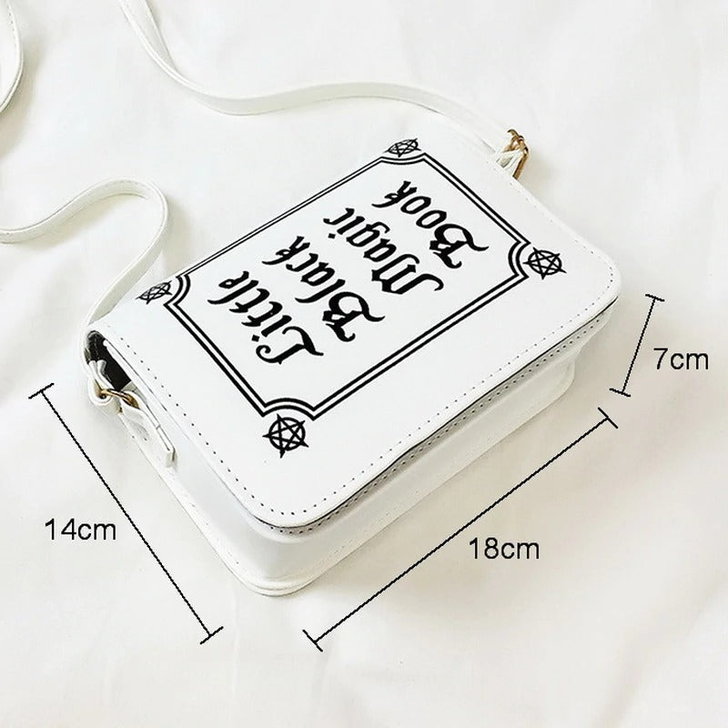 Gothic Letter Printing Shoulder Bag / Women's Small Crossbody Bag / Alternative Fashion Accessories
