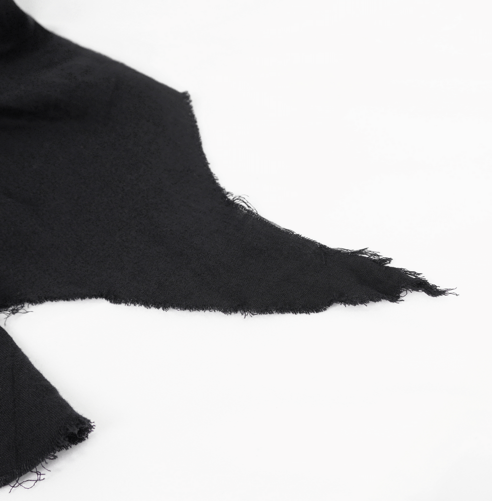 Gothic Long Cloak with Stand-Up Collar For Men