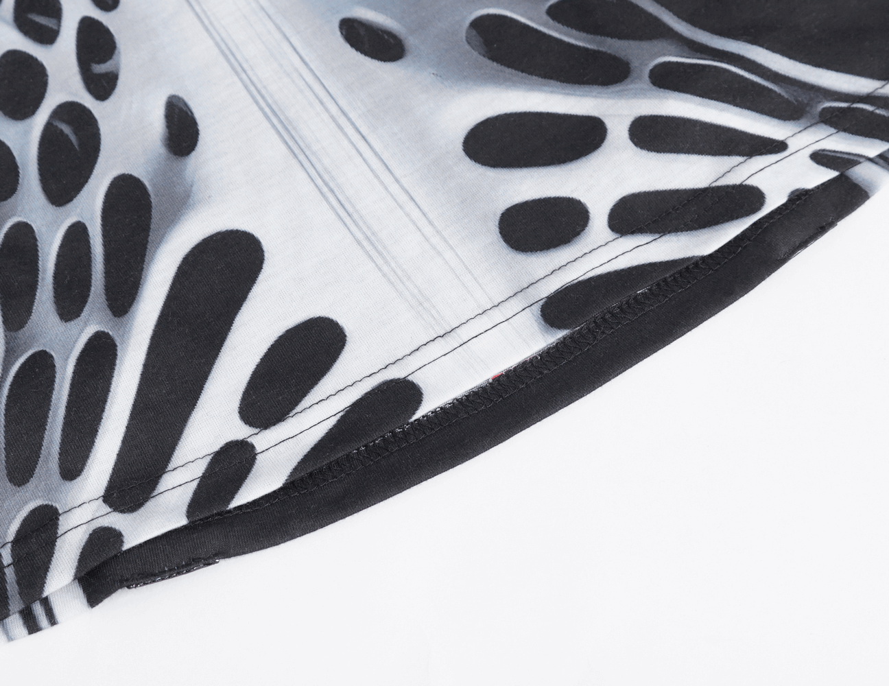 Gothic Male Tank Top with Skeleton Graphic and Rivets