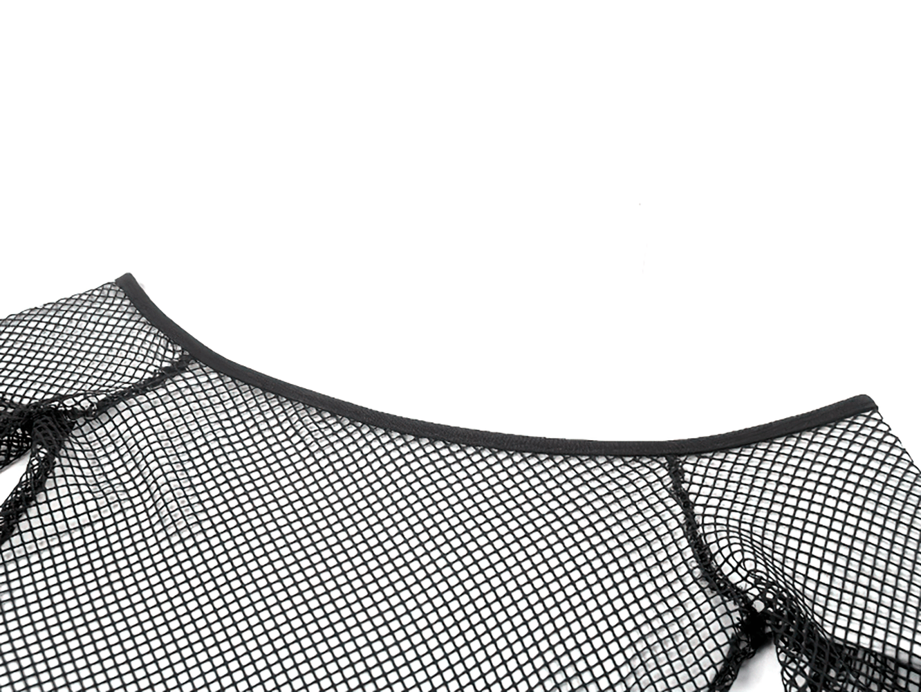 Gothic Mesh Off-Shoulder Long-Sleeved Top for Women