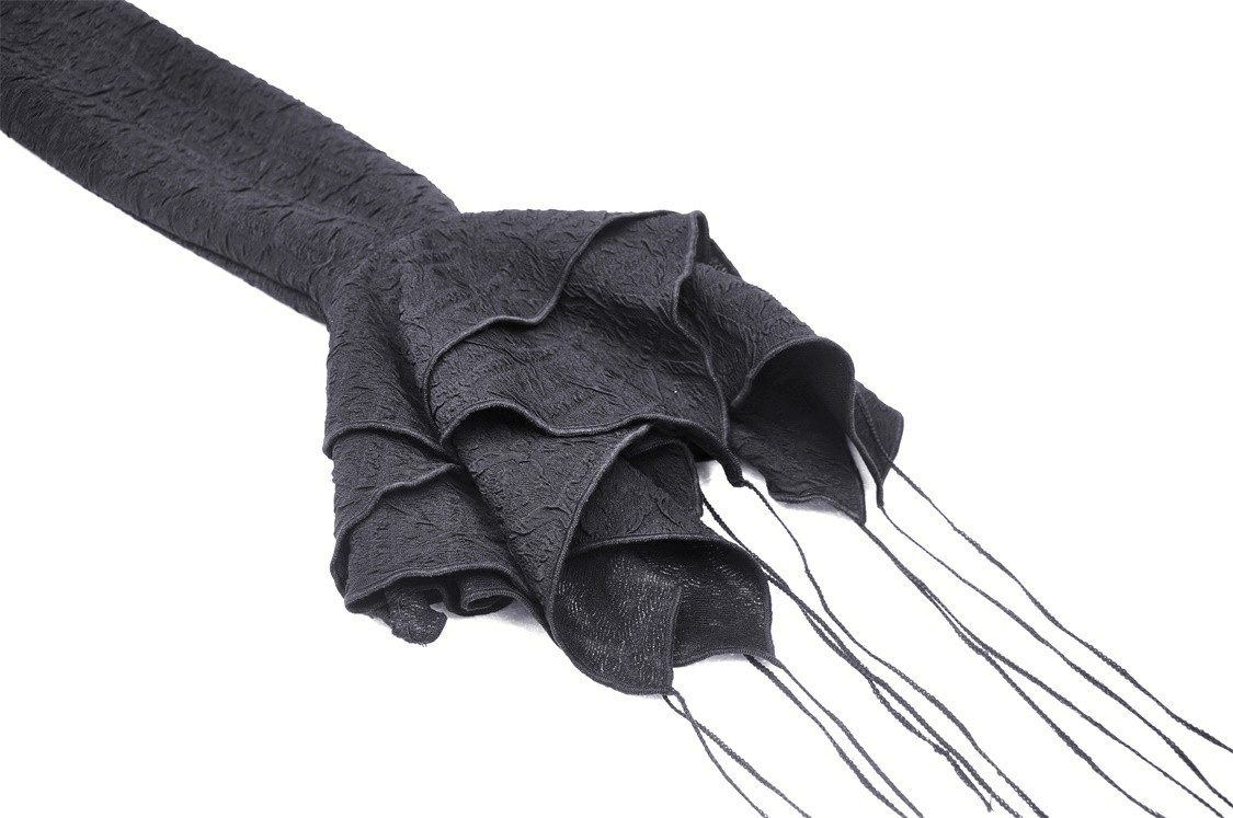 Gothic Pleated Off-Shoulder Cutout Top for Women