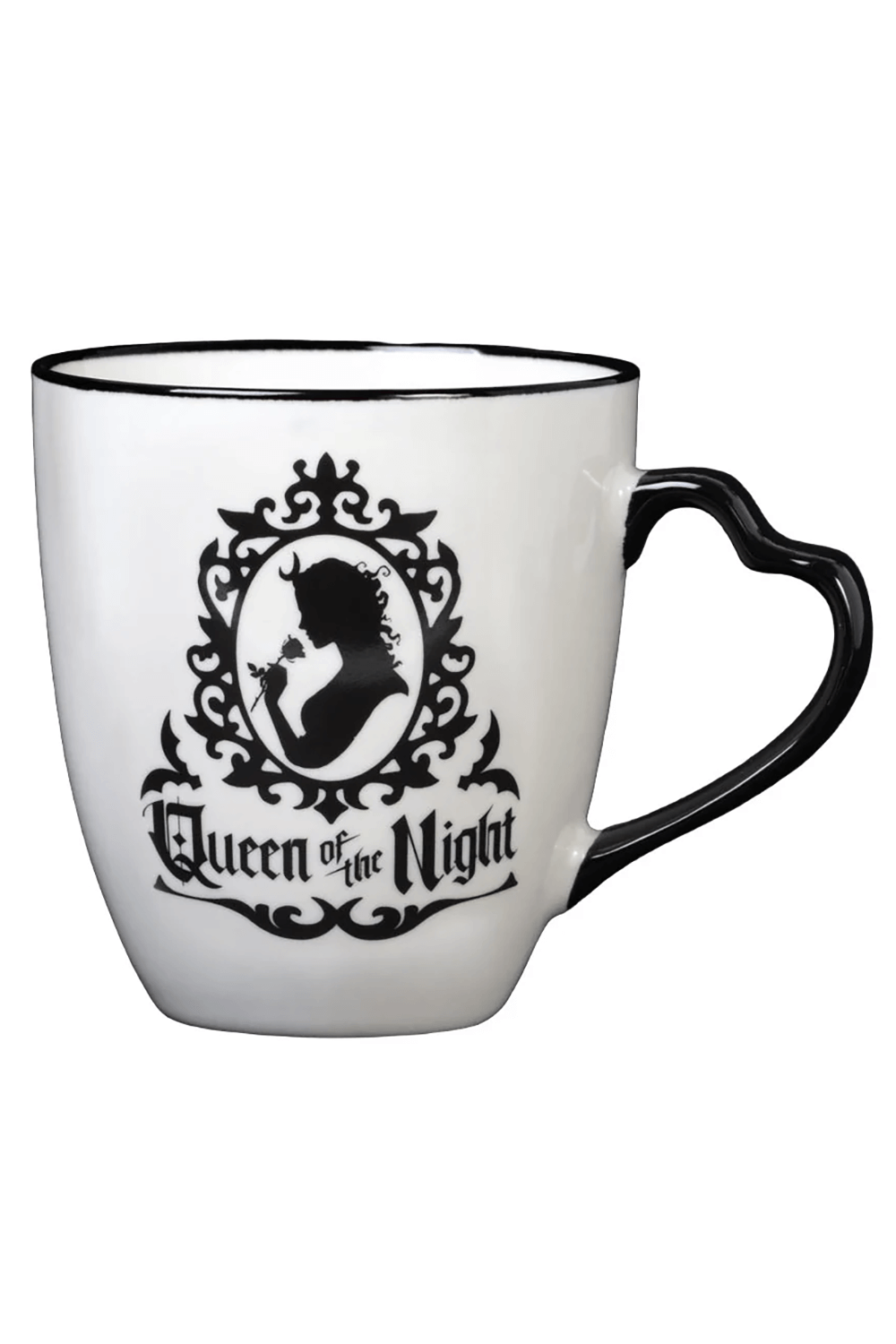 Gothic Queen of Night and Lord of Darkness Mug Pair