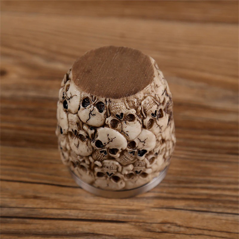 Gothic Shot Glass for Drinkware / Alternative Style Stainless Steel Skull Cup