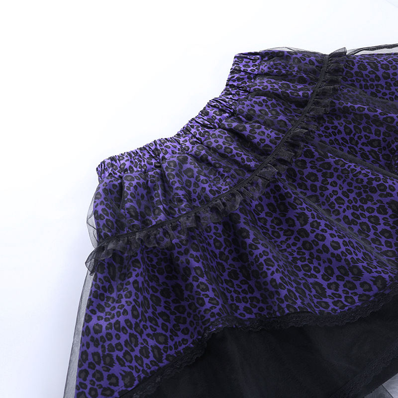 Gothic Style Female Skirt / Sexy Women's Short Skirt / Women's Elegant Skirt For Girl With Lace