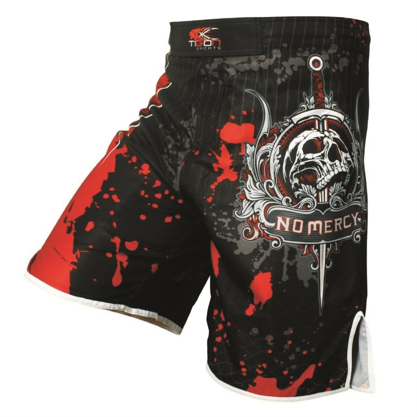 Men's Boxing Shorts with Skull / Fashion Gothic Shorts in Two Color