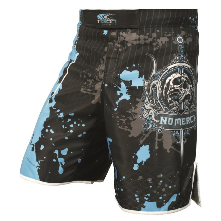 Men's Boxing Shorts with Skull / Fashion Gothic Shorts in Two Color