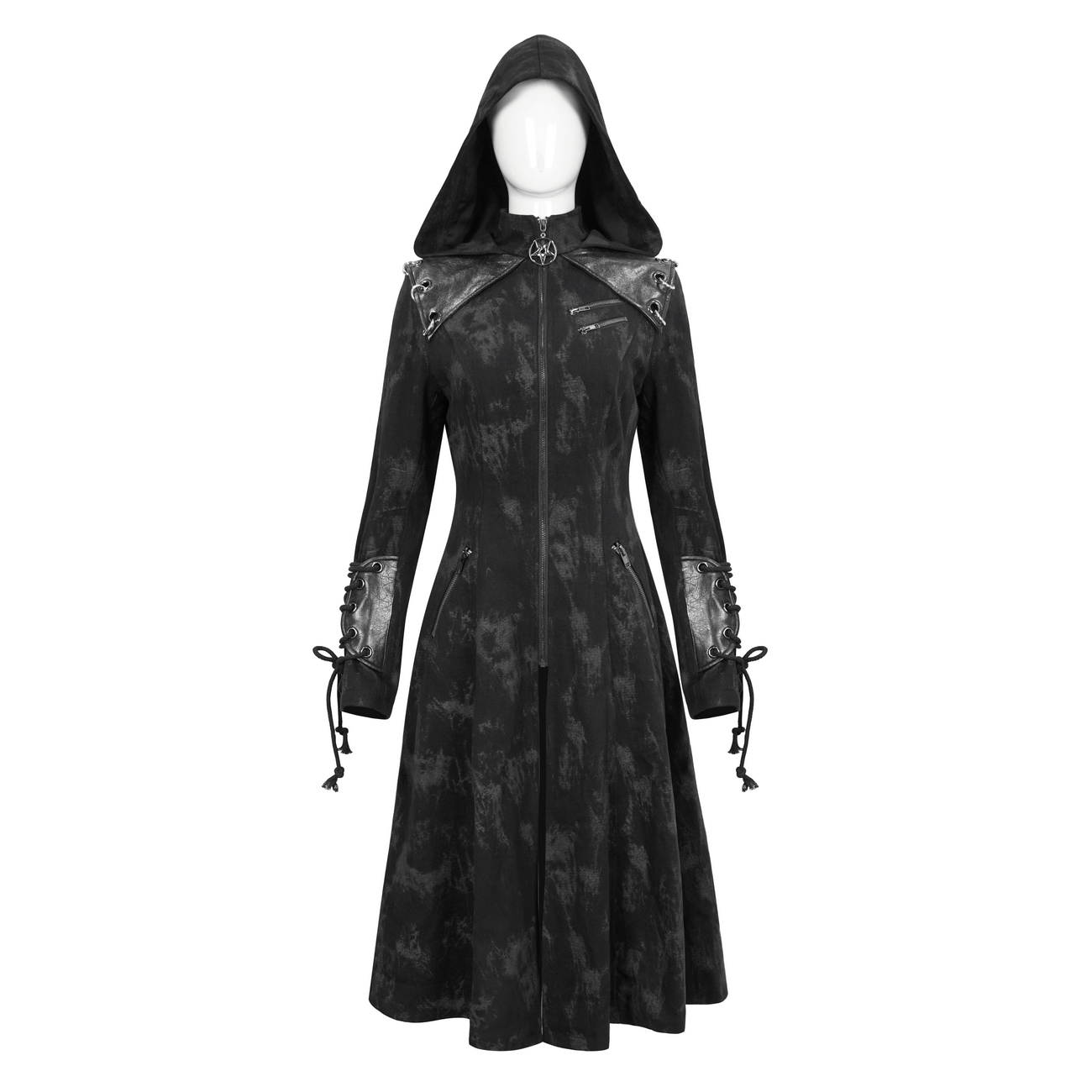 Gothic Women's Hooded Coat / Dark and Edgy Style for Fashionable Women