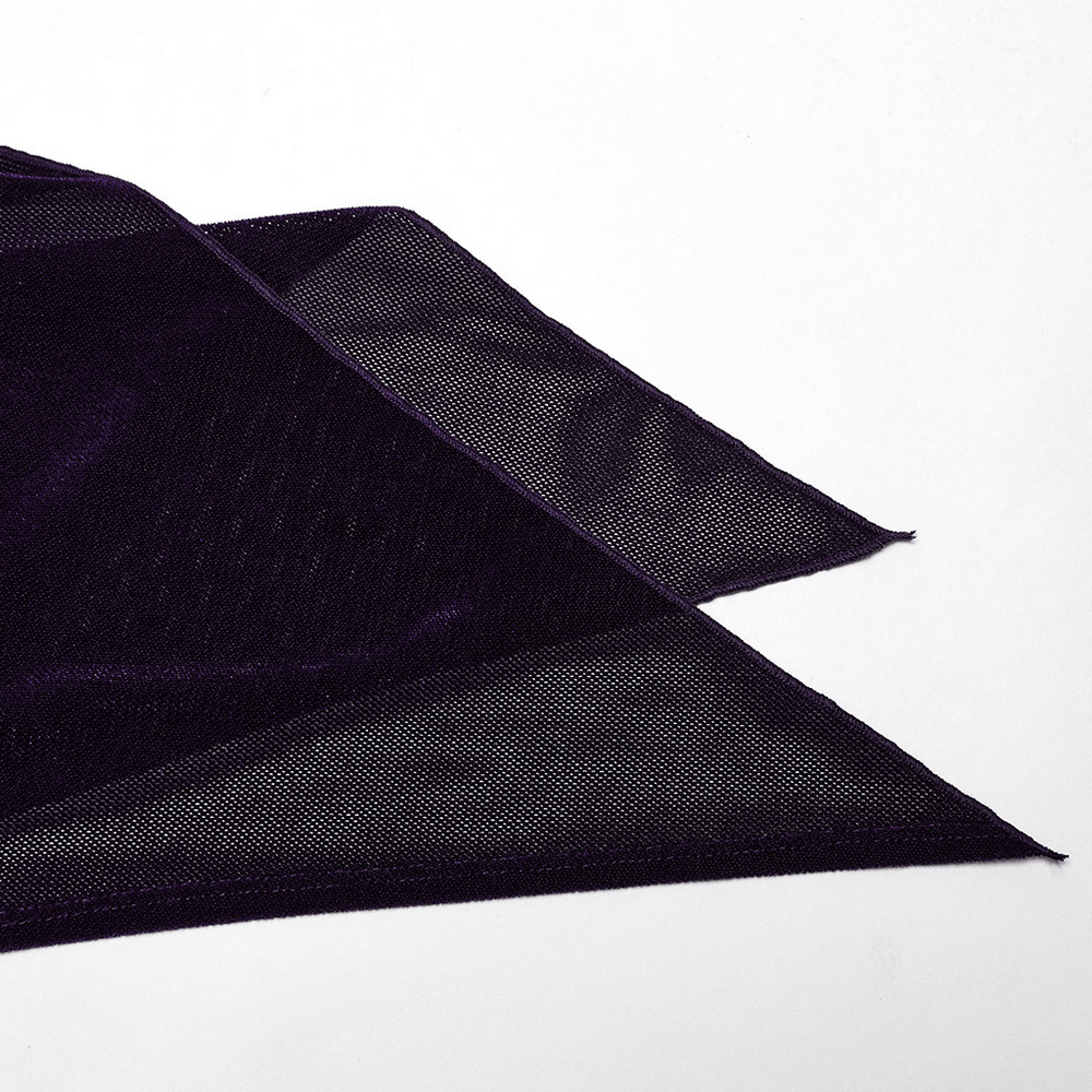 Gothic Women's Layered Mesh Top with Gorgeous Lace Hooks