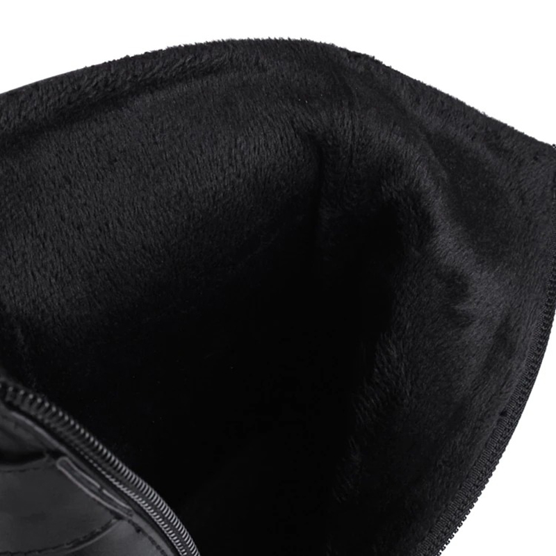 Gothic Women's Patent Leather Short Boots / Fashion High Heel Boots with Bat Buckle