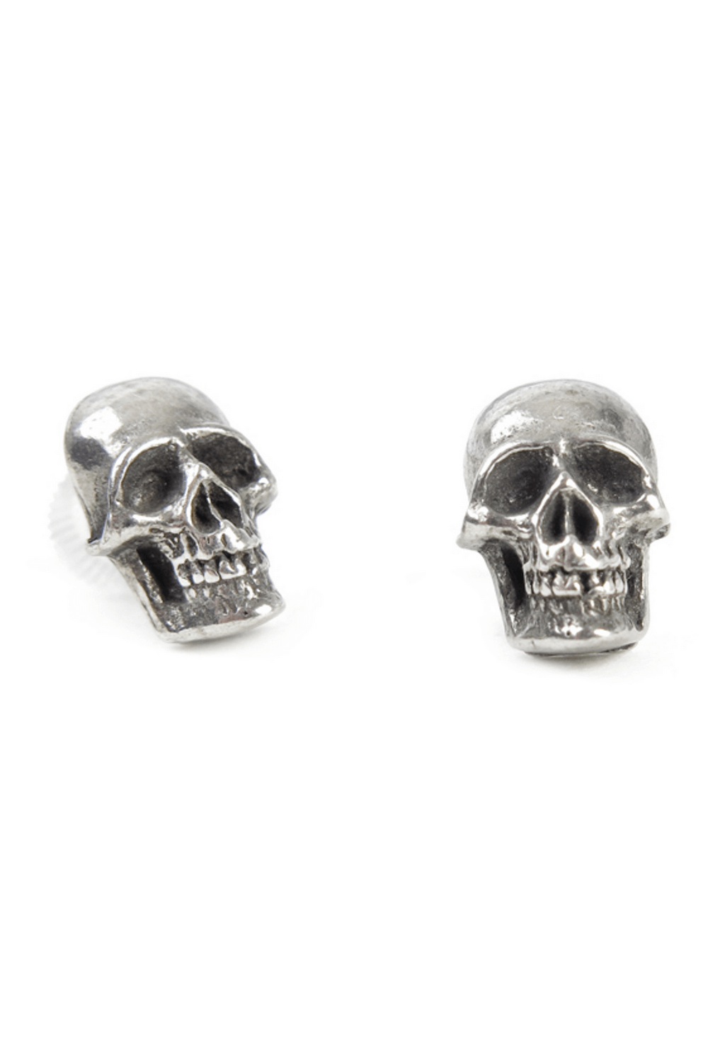 Grim Skull Ear Studs with Surgical Steel Posts