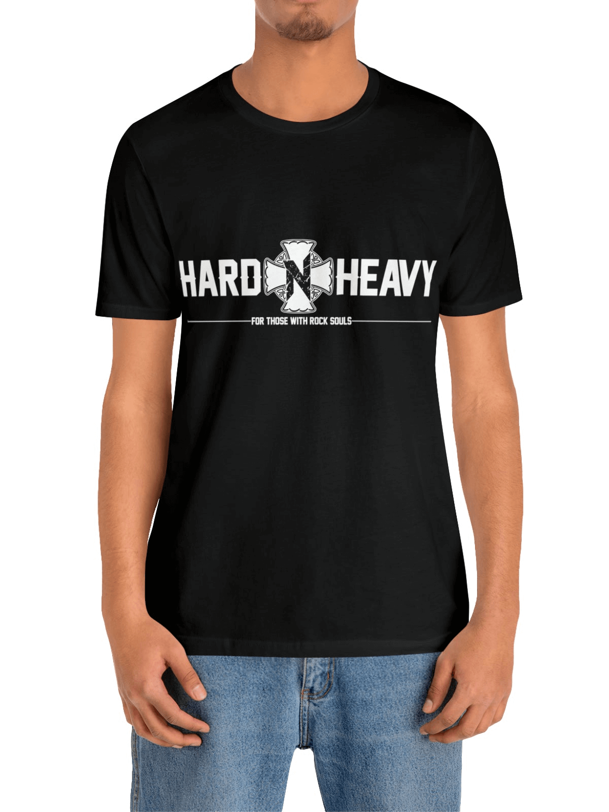 HARD'N'HEAVY Jersey Short Sleeve Tee for Men / Alternative Fashion Outfits