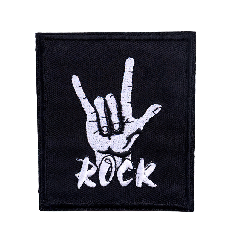 Heavy Metal Symbol Patch For Clothing / Rock Embroidery Badge / Rock Accessory