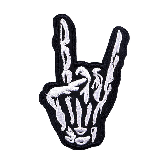 Heavy Metal Symbol Patch For Clothing / Gothic Embroidery Badge / Stylish Rock Accessories