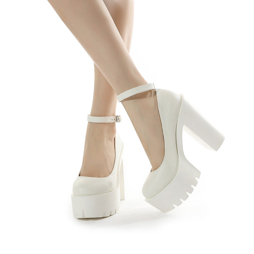 High-Heeled Shoes in Alternative Fashion / Thick Heels platform Pumps in Gothic Style