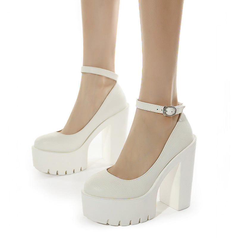 High-Heeled Shoes in Alternative Fashion / Thick Heels platform Pumps in Gothic Style