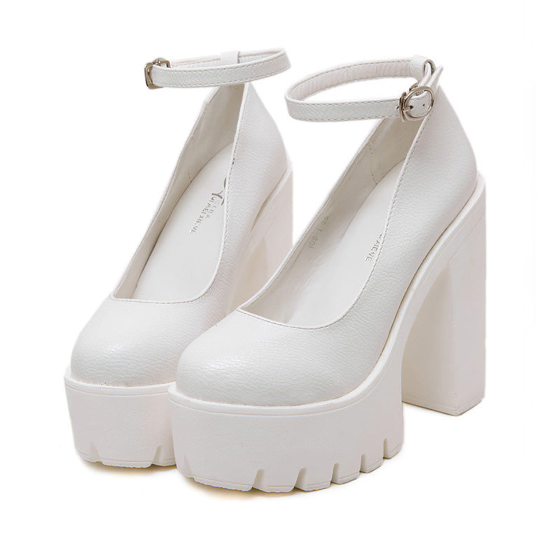 High-Heeled Shoes in Alternative Fashion / Thick Heels platform Pumps in Gothic Style