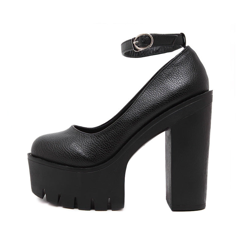 High-Heeled Shoes in Alternative Fashion / Thick Heels platform Pumps in Gothic Style