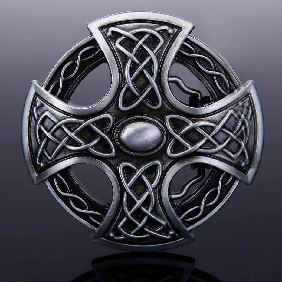 Celtic Cross Belt Buckle Knot / Unisex Alternative Fashion Accessories Buckle