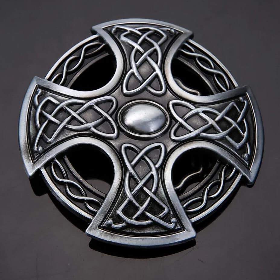 Celtic Cross Belt Buckle Knot / Unisex Alternative Fashion Accessories Buckle