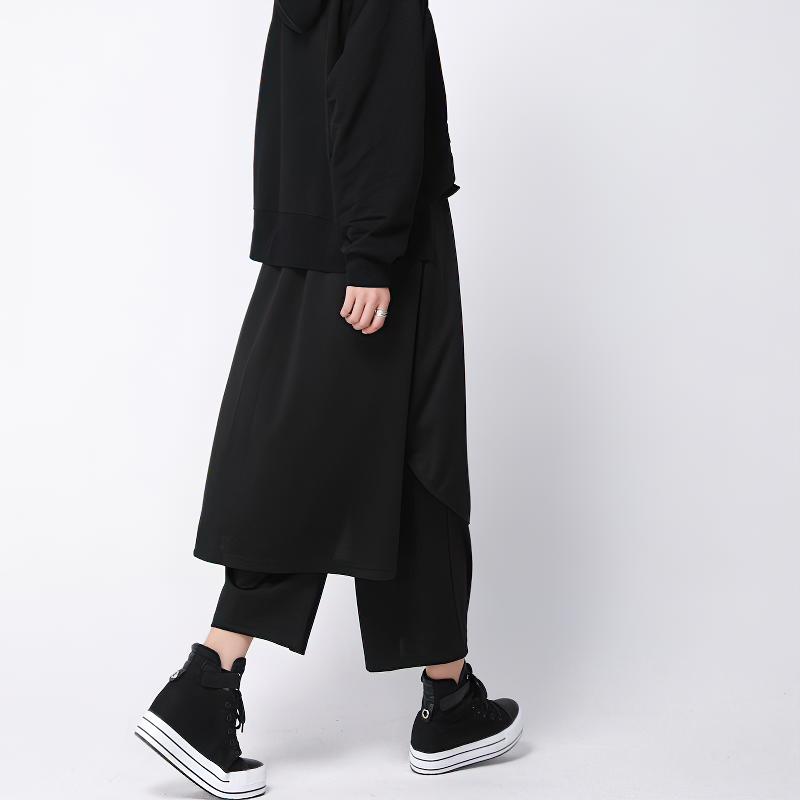 High Waist Fashion Women's Pants / Ankle-length Tide Elastic Female Trousers