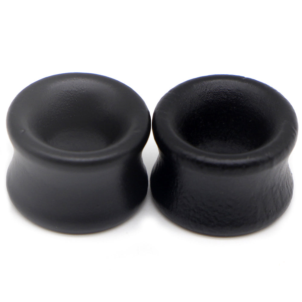 Hollow Black Plugs and Tunnels / Earrings Stretcher / Wood Expander Body Piercing