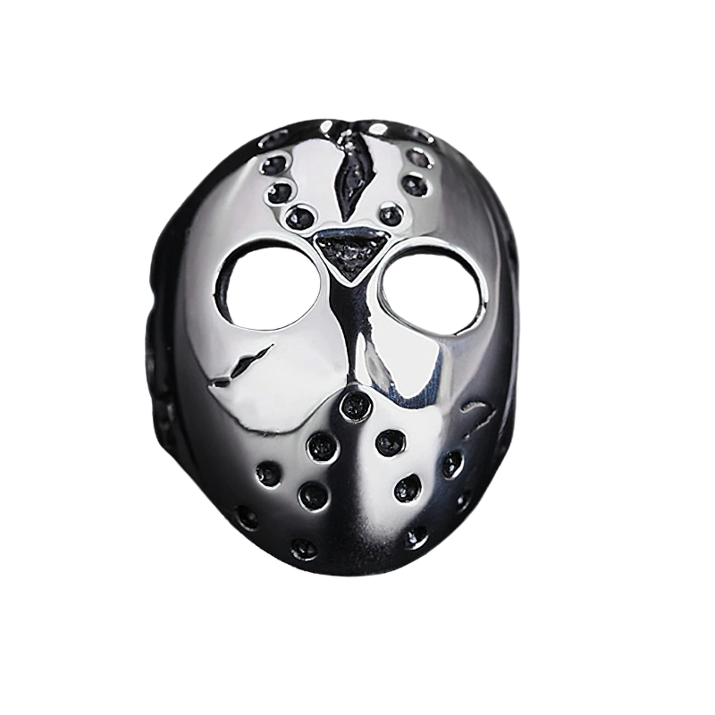Jason Mask Ring For Men And Women / Unisex Stainless Steel Jewelry / Alternative Fashion
