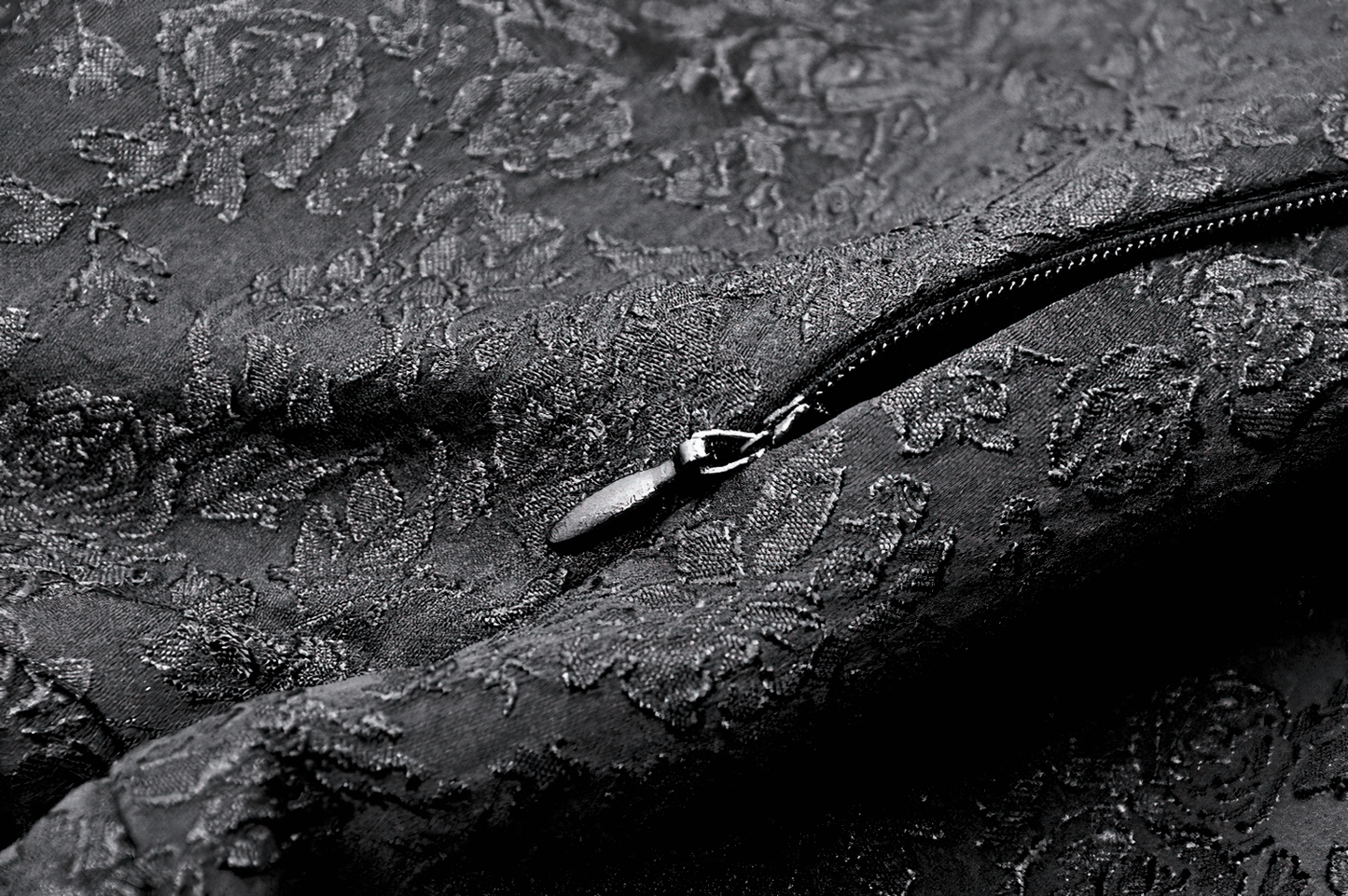 Lace Halter Corset Dress with Choker and Asymmetrical Hem