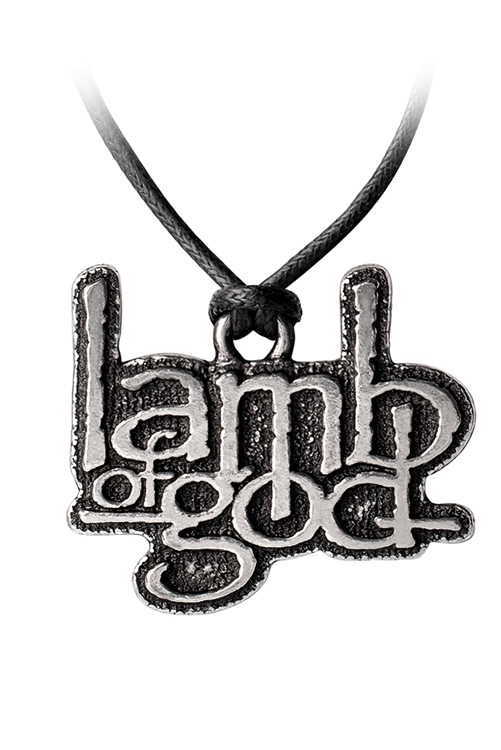 Lamb of God Pendant with Iconic Stacked Logo Design